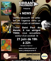Affiche de l'expo NEWS, htel St Paul du Marais